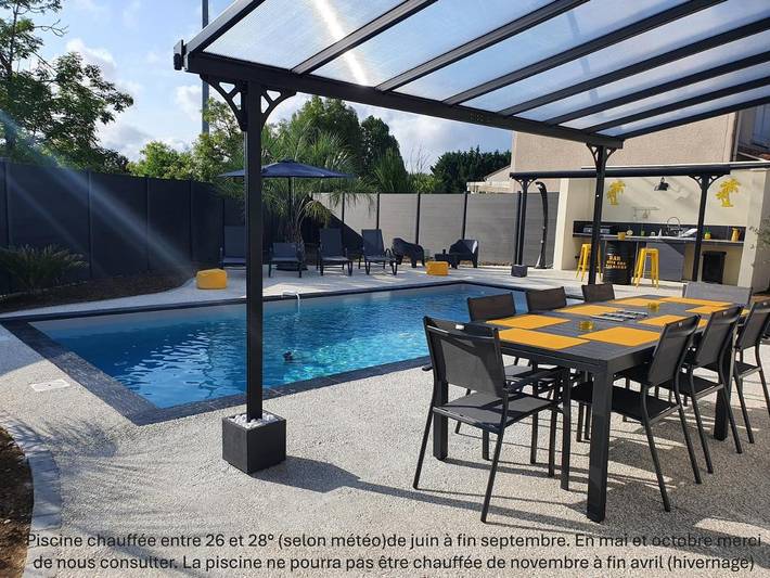 Villa pour 10 personnes, avec piscine et jardin