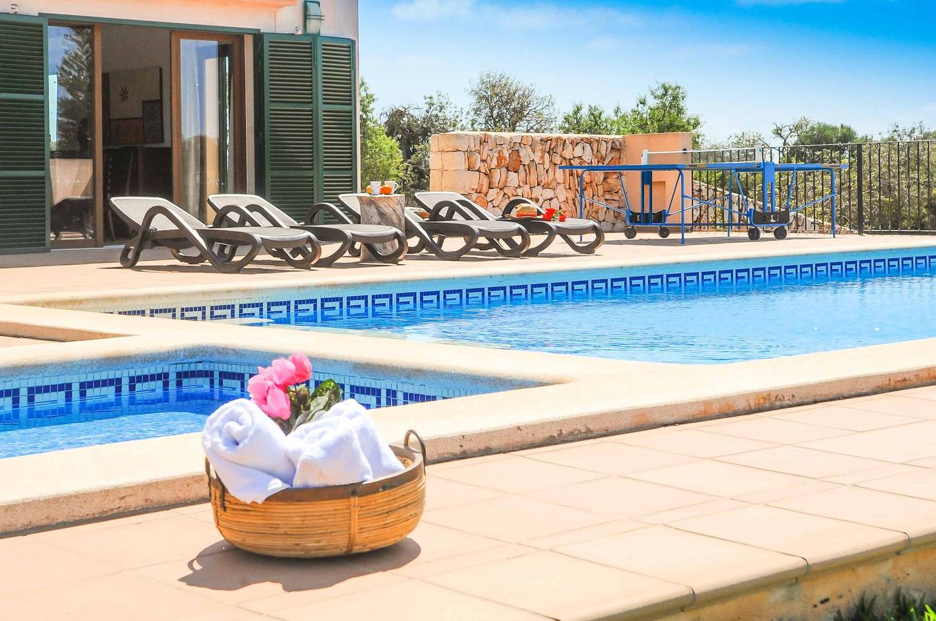 Villa für 8 Personen mit Whirlpool in Cala d'Or, Santanyí