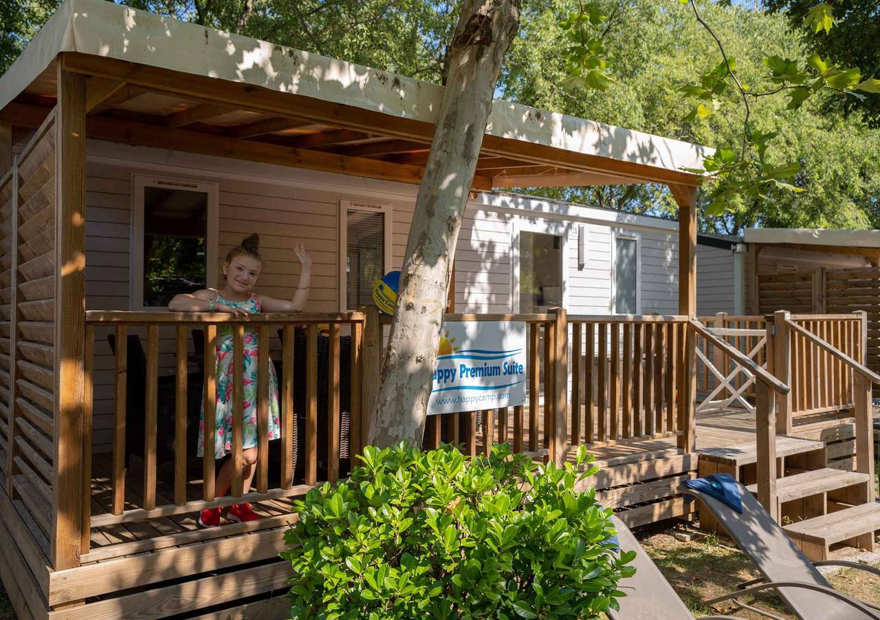 Mobilehome with veranda and air conditioning  in San Vincenzo, Etruscan Coast