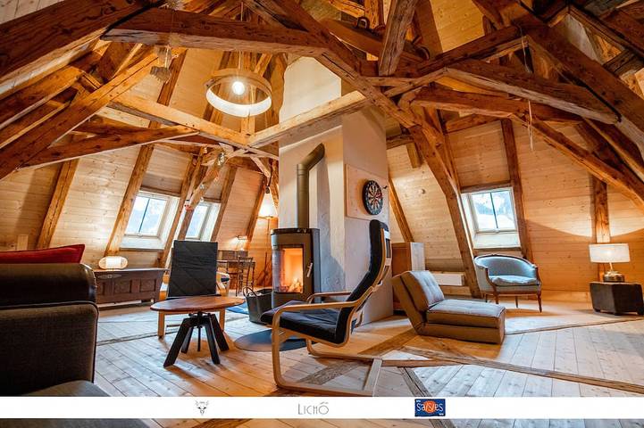 Maison de vacances pour 10 personnes, avec balcon et jardin