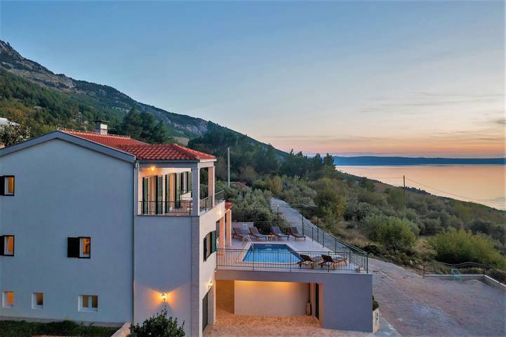 Ferienhaus für 8 Personen, mit Pool und Garten sowie Meerblick in Baska Voda - 3