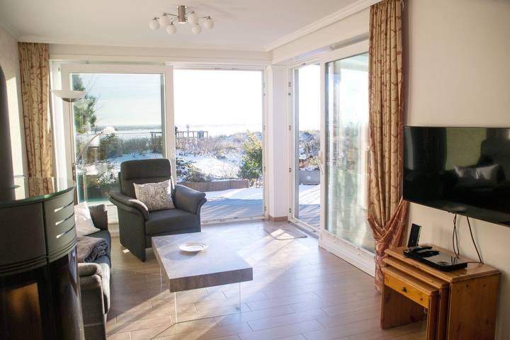 Ferienwohnung für 2 Personen, mit Balkon und Terrasse sowie Garten in Wittdün