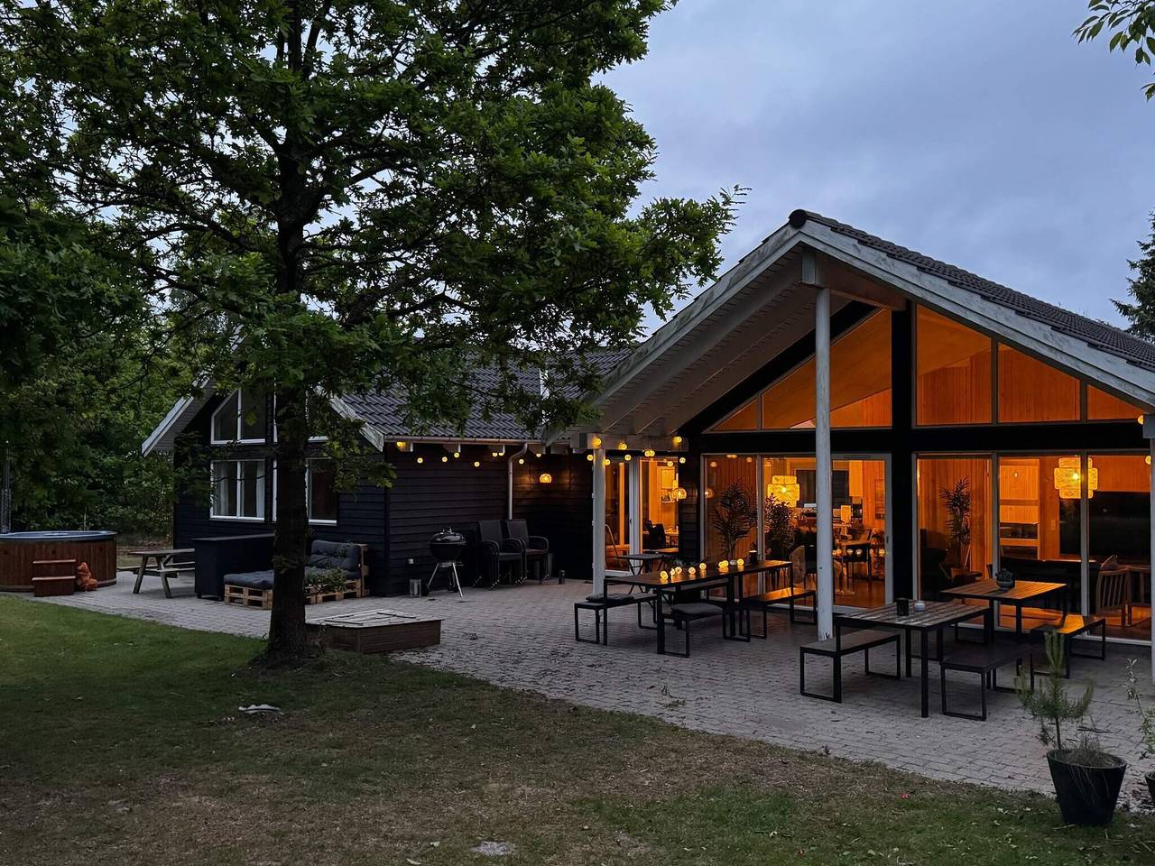 Luxe zwembadresort in Henne in Henne, Meer Filsø