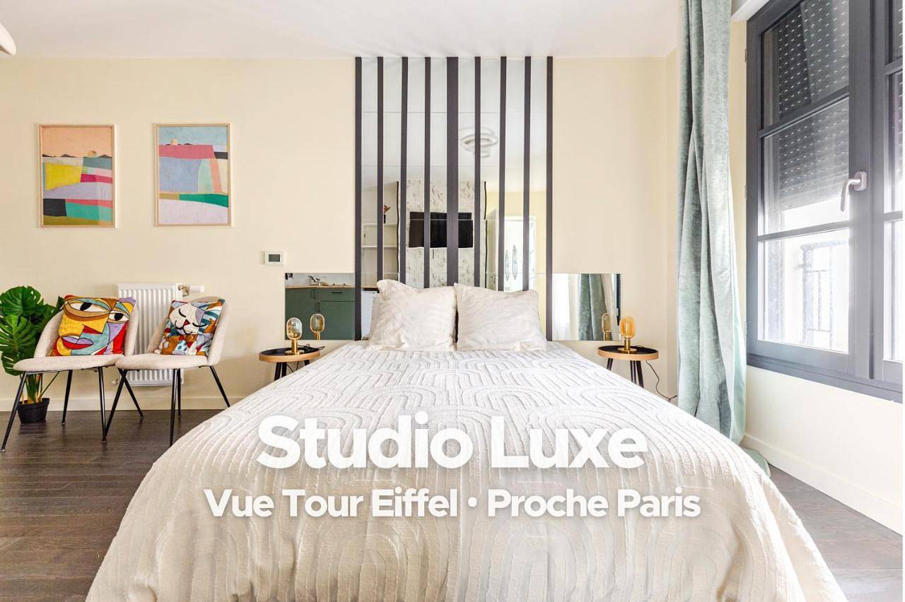 Appartement entier, Studio Luxe - Vue Tour Eiffel - Proche Paris & Versailles in Clamart, Hauts-de-Seine