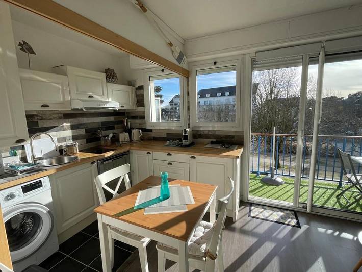 Gîte pour 2 personnes, avec vue et balcon dans Office de Tourisme de la Baule