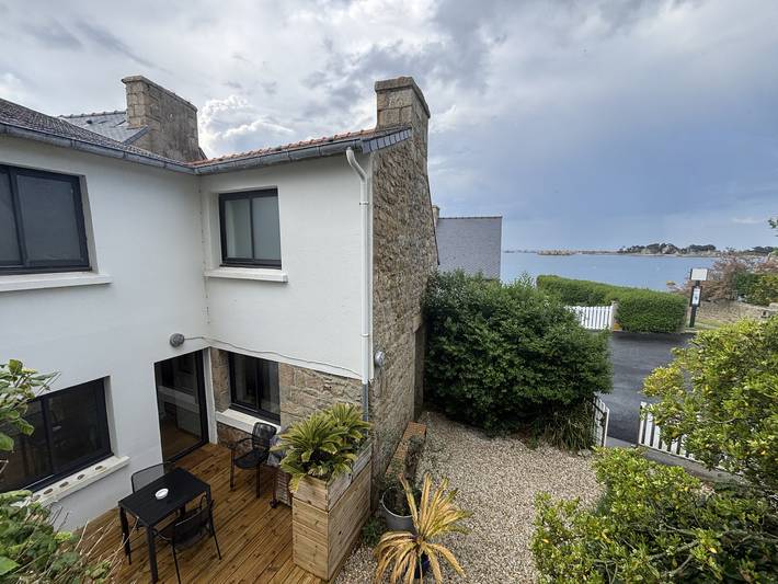 Maison de vacances pour 4 personnes, avec vue ainsi que vue sur l’océan et jardin