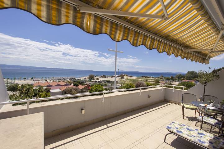 Apartamento para 5 personas, con sauna y balcón/terraza en Split