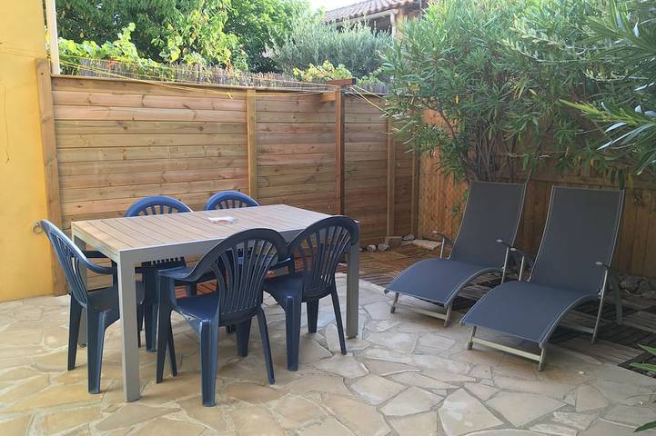 Ferienhaus für 6 Personen, mit Garten am Narbonne Plage