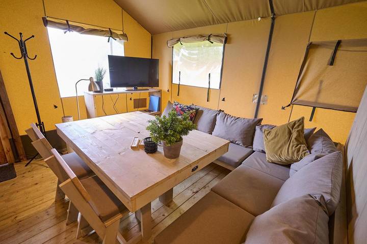 Camping für 6 Personen, mit Balkon/Terrasse und Terrasse am Veluwemeer - 3