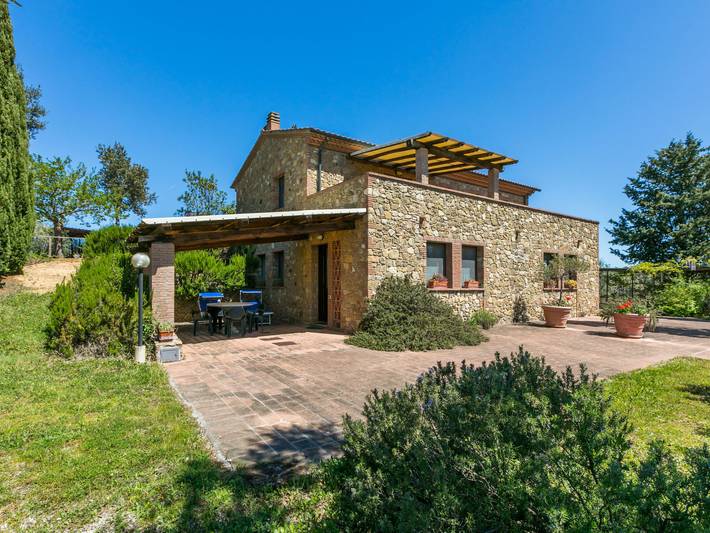Appartamento per 3 persone, con Terrazza e Giardino nonché Panorama a Bibbona