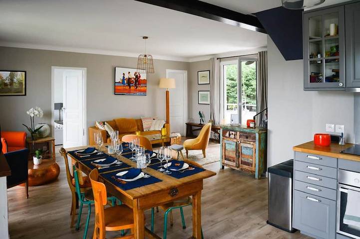 Beach House in Deauville in Benerville-sur-Mer, Lisieux region