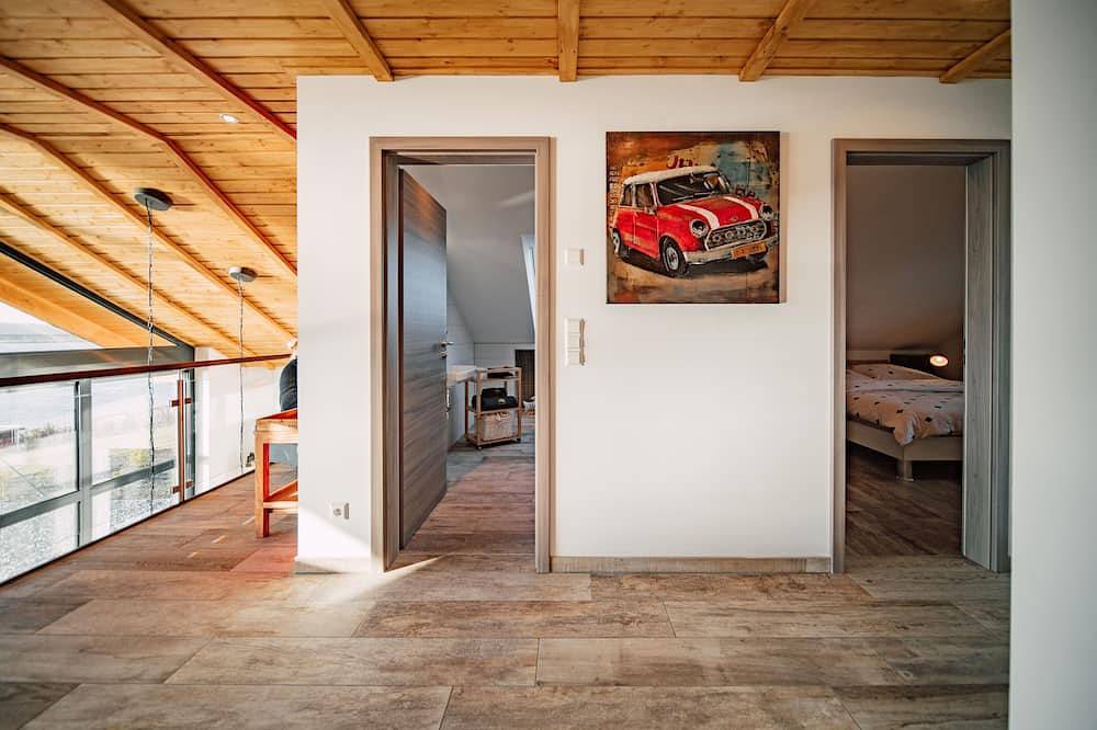 Ferienhaus am See mit Privatstrand, Sauna, Kamin, nahe Leipzig in Löbnitz, Nordsachsen