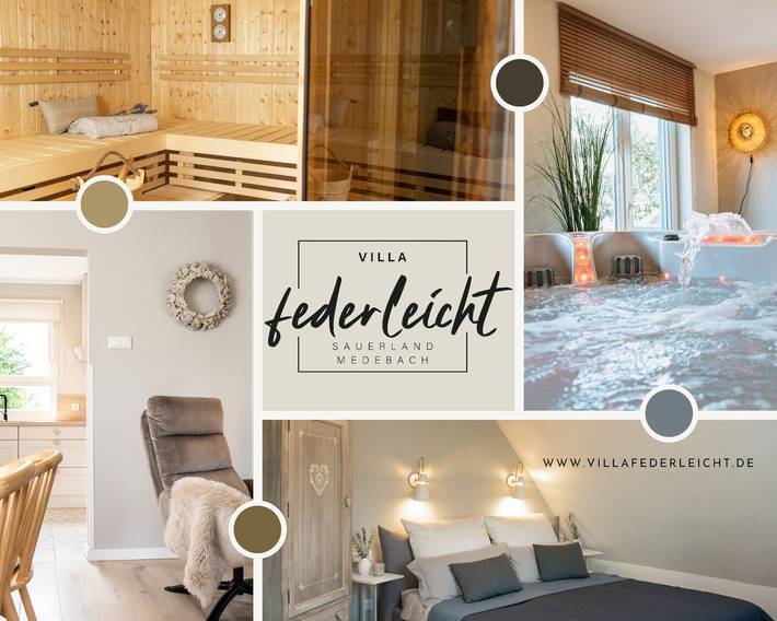 Ferienhaus für 6 Personen, mit Whirlpool und Sauna sowie Garten in Nordrhein-Westfalen - 3