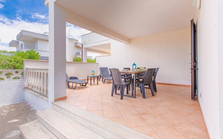 Villa La Mezza Luna am Strand in Spiaggia Mezzaluna, Carovigno