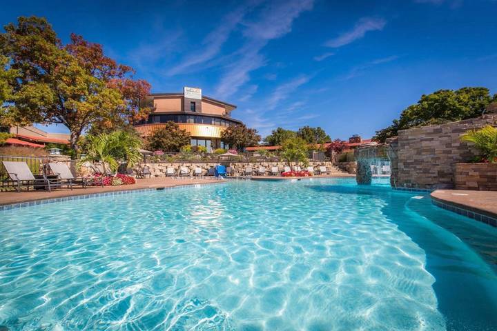 Resort für 4 Personen, mit Sauna und Pool sowie Whirlpool und Garten - 1