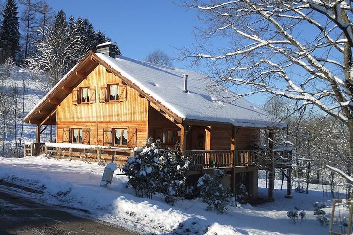 Chalet pour 12 personnes, avec jardin