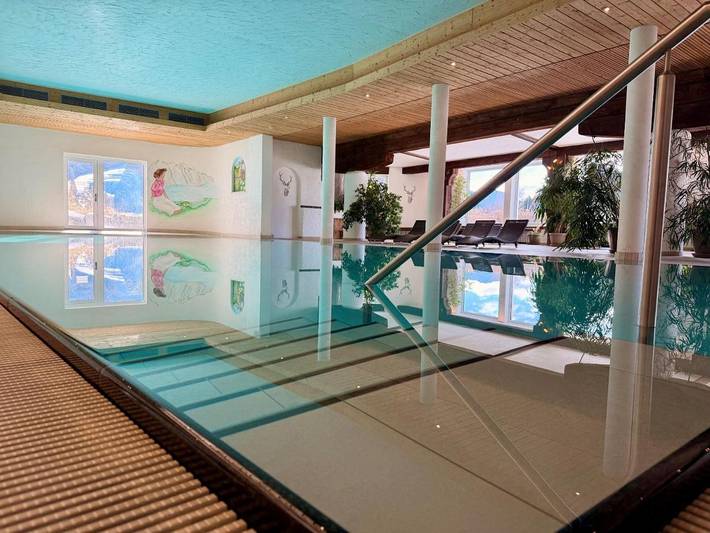 Hotel für 2 Personen, mit Sauna und Ausblick sowie Garten und Pool, mit Haustier in Jungholz