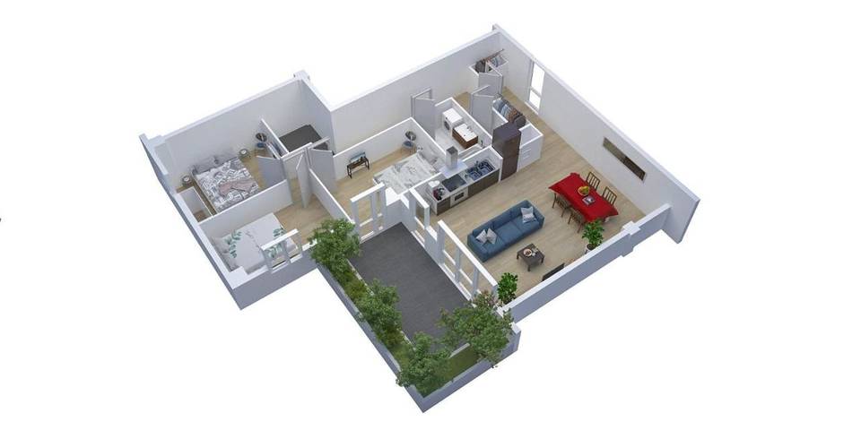 Gîte pour 10 personnes, avec terrasse à Évry - 2