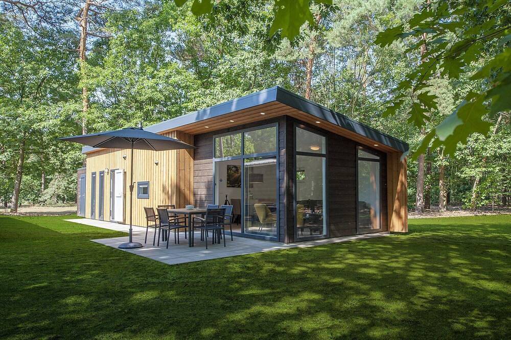 Lodge im Bospark 't Wolfsven mit Garten in Mierlo, Nordbrabant