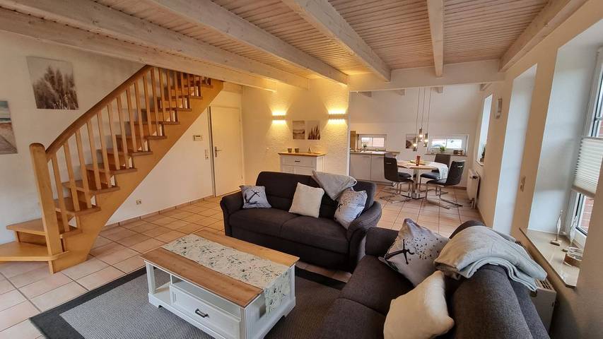 Ferienhaus für 4 Personen, mit Terrasse und Sauna in Neßmersiel