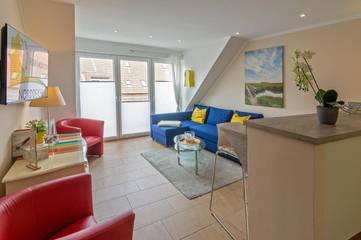 Ferienwohnung für 2 Personen, mit Balkon in Norddeich Mole