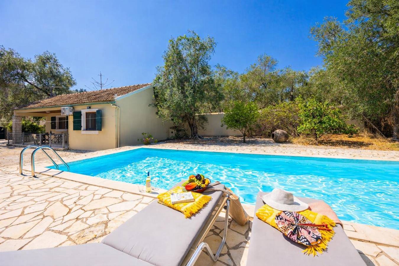 Villa voor 2 personen met terras in Paxos