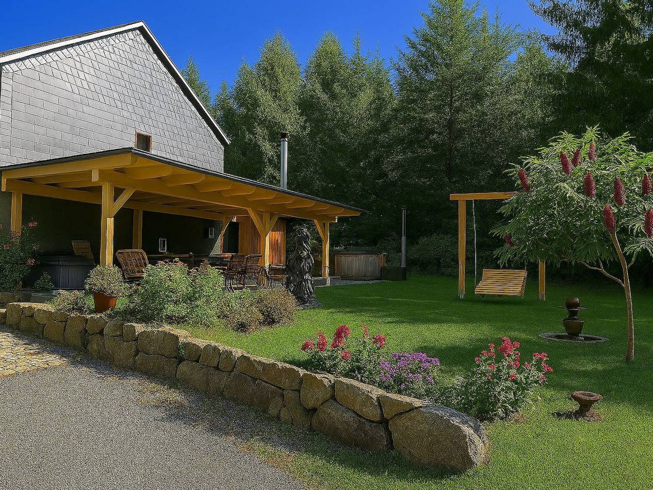 Ganze Ferienwohnung, Hutzenalm - ferienwohnung friedrichaugust in Hartmannsdorf-Reichenau, Mittlere Erzgebirge