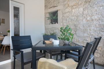 Ferienwohnung für 5 Personen, mit Balkon/Terrasse und Balkon in Funtana