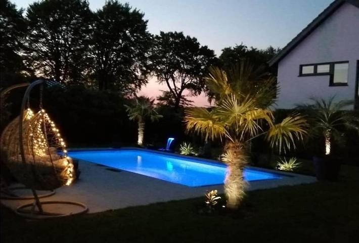 Maison d’hôte pour 2 personnes, avec jardin ainsi que piscine et vue