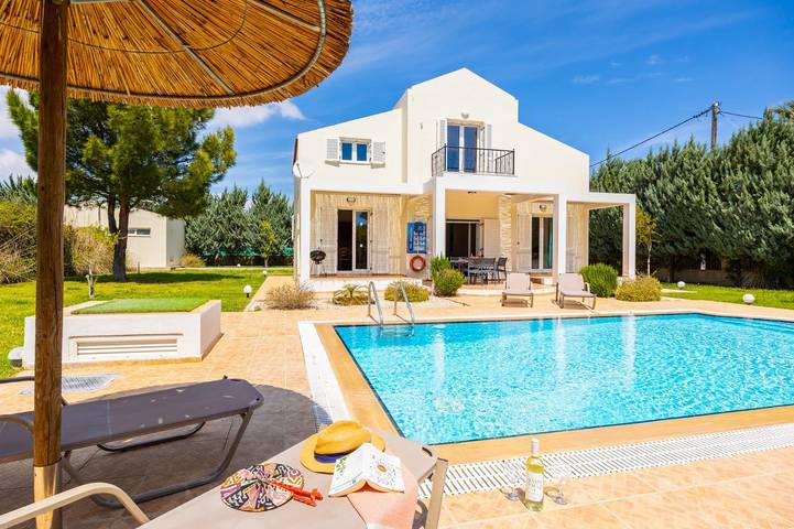 Ferienhaus für 6 Personen, mit Balkon und Garten