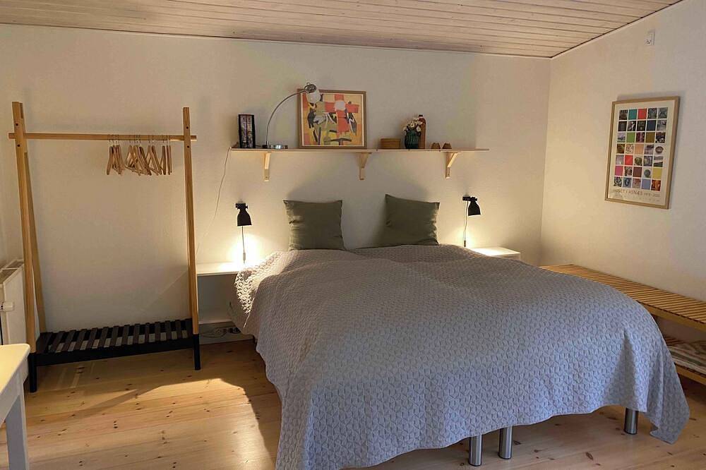 Idyllically situated wooden house by the forest in Viborg