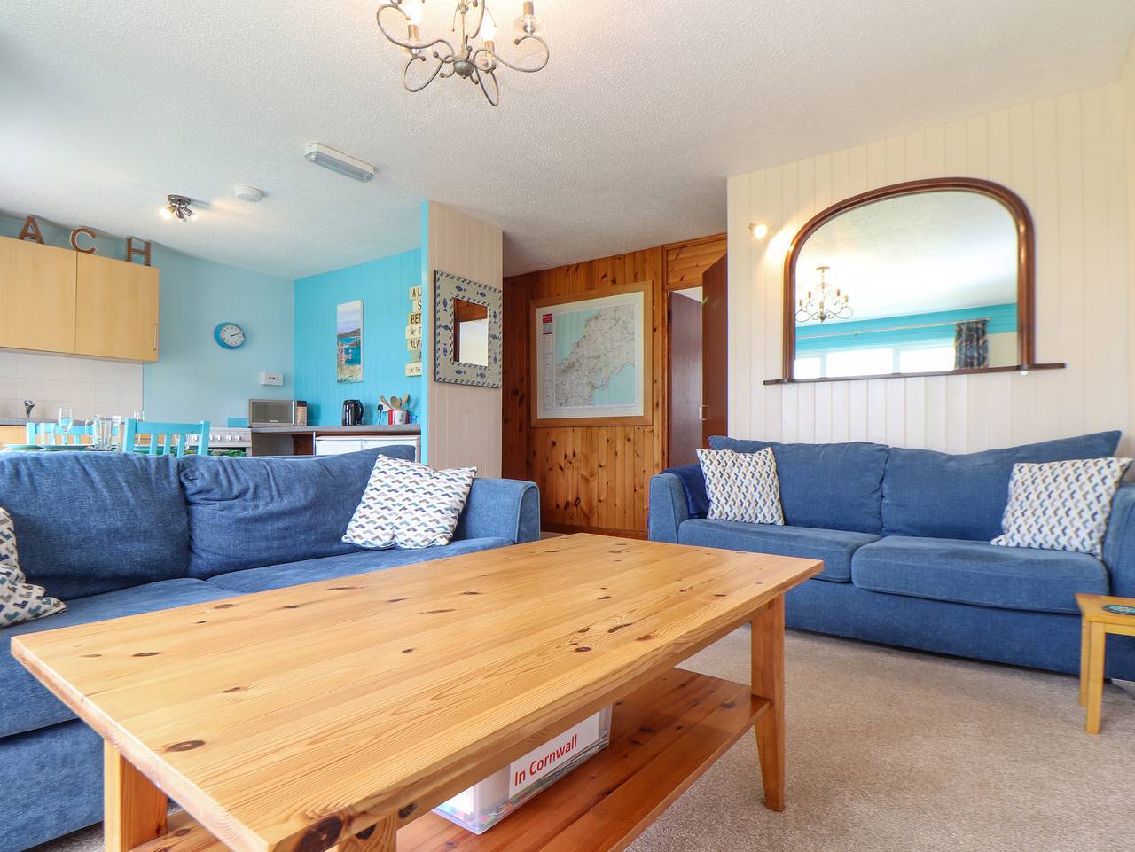 Lodge für 6 Personen mit Pool in Cornwall