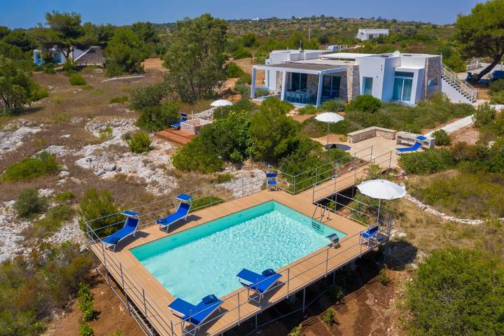 Maison de vacances pour 8 personnes, avec jardin et terrasse à Salve