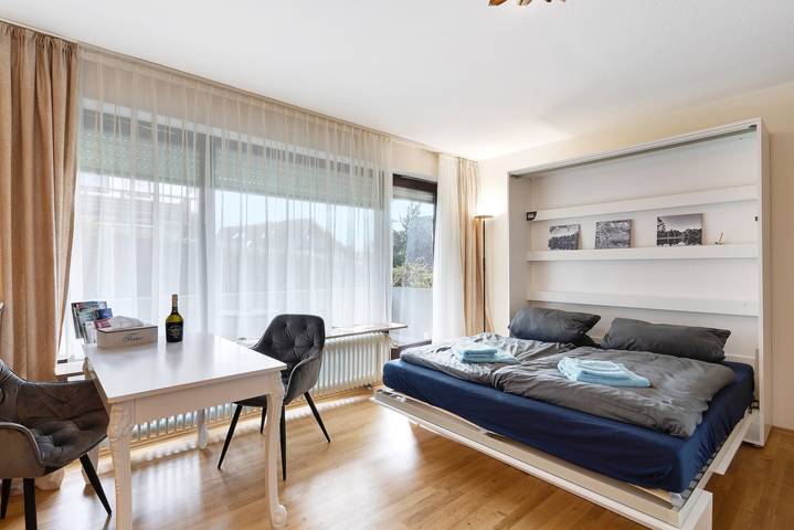 Studio für 3 Personen, mit Garten und Sauna sowie Balkon - 1
