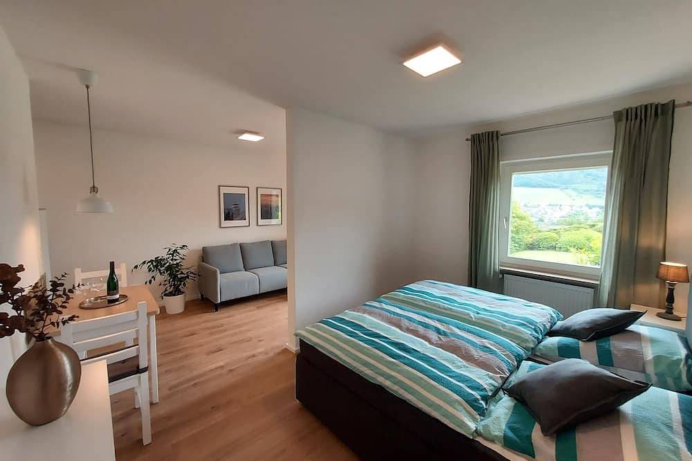 Ganze Wohnung, Ferienhaus Prinzenkopf Apartm. 33 m² mit wunderschönem Ausblick in das Moseltal in Alf, Traben-Trarbach und Umbegung