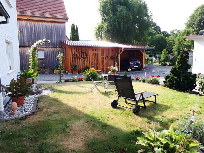 Ganze Wohnung, Apartment 'Mit 60qm' mit gemeinsamer Terrasse, gemeinsamem Garten und Wlan in Steinau an der Straße, Main-Kinzig-Kreis