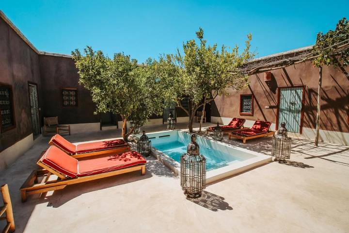 Chambre d’hôte pour 2 personnes, avec piscine et jardin, animaux acceptés dans Sidi Youssef Ben Ali - 2