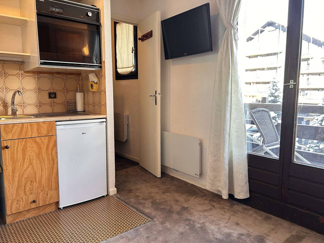 Ganze Wohnung, Studio Kabine 4 Pers, Zentrum, Skischrank in Station de Risoul, Risoul