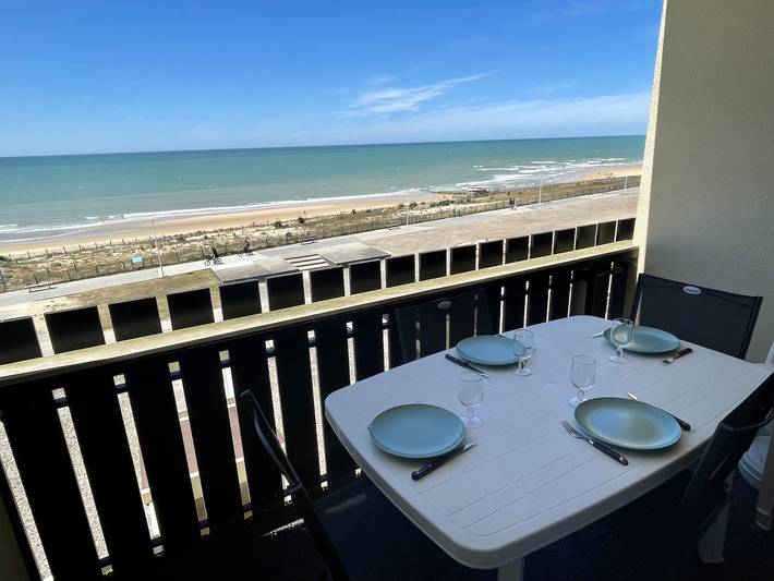 Gîte pour 4 personnes, avec vue sur l’océan et balcon dans Plage Sud (Lacanau Océan)