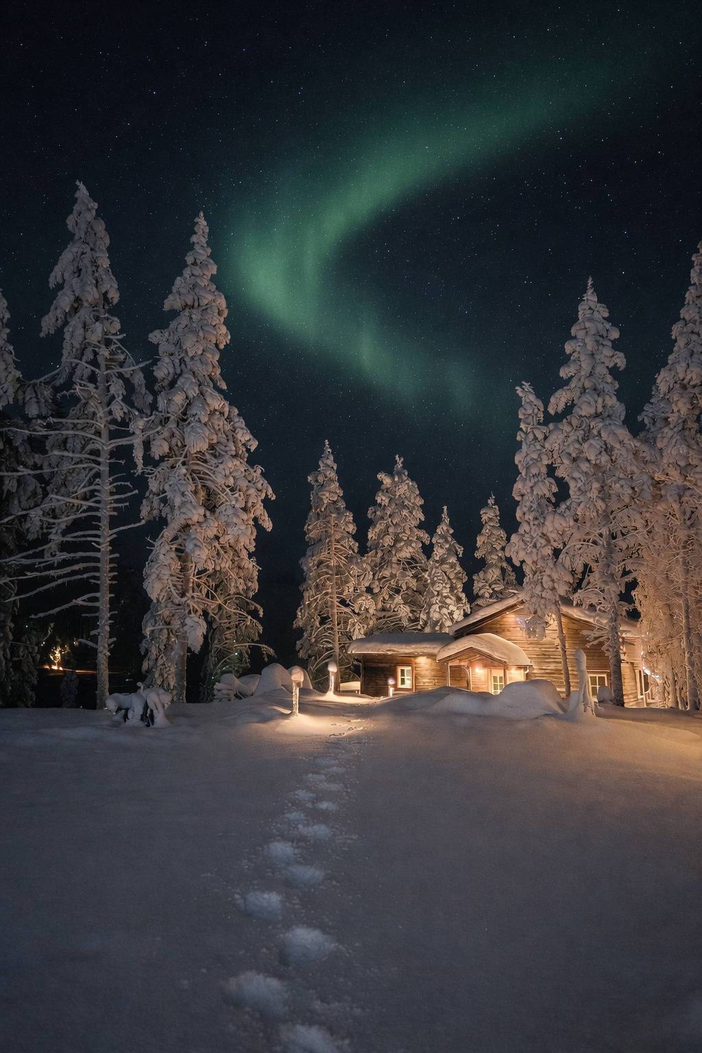 Exklusives arktisches Versteck in Lappland (Schweden)