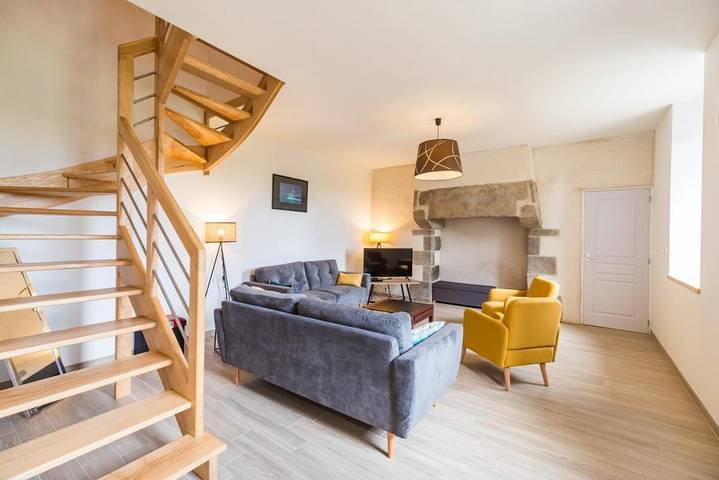 Maison d’hôte pour 10 personnes, avec jardin à Pleumeur-Gautier