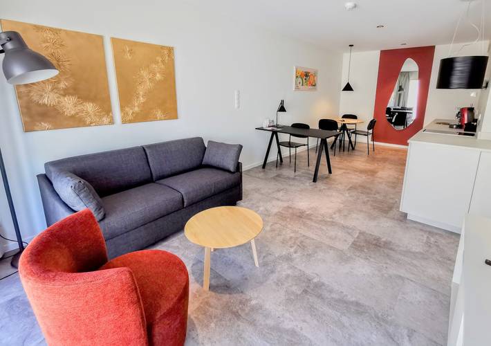 Zimmer für 4 Personen, mit Terrasse nahe des Ravensburger Spieleland