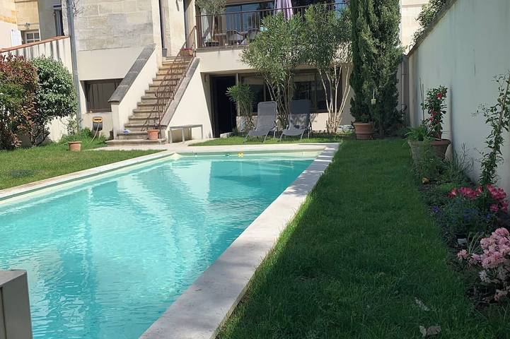Maison de vacances pour 10 personnes, avec jardin à Libourne