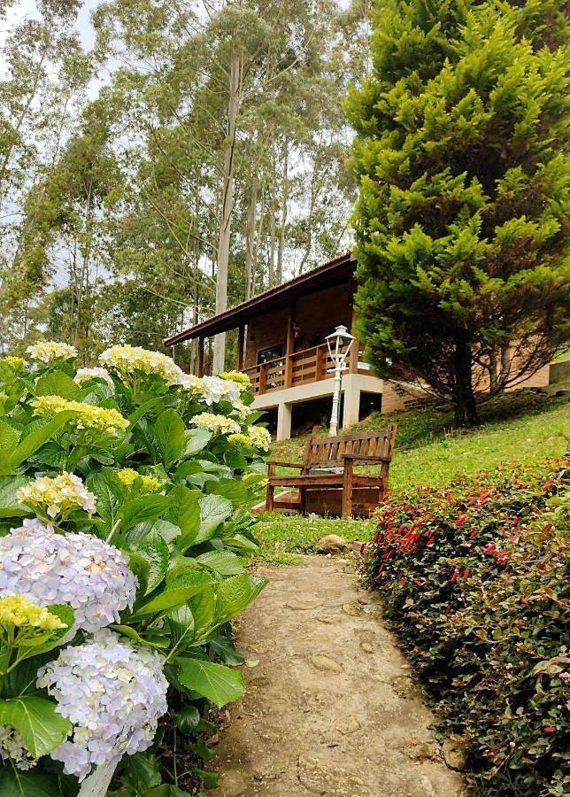 Casas e apartamentos de temporada para 6 pessoas, com vista e jardim em Monte Verde