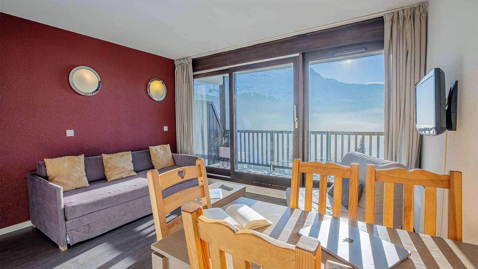 Geheel appartement, Vakantieappartement voor 5 personen met zwembad in Flaine, Arâches-la-Frasse