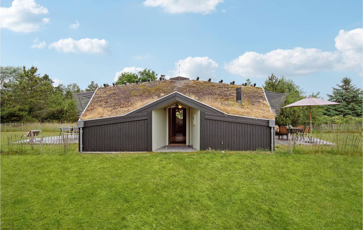 Ferienhaus für 4 Personen mit Terrasse in Bratten, Jerup