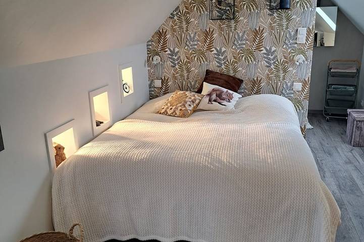 Gîte pour 2 personnes, avec jardin et piscine, animaux acceptés à Saint-Quentin-la-Motte-Croix-au-Bailly - 3