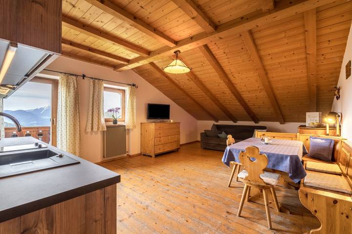 Ganze Wohnung, Ferienwohnung "Aster - Nusserhof" in der Nähe des Skigebietes mit Bergblick & Balkon in Hafling Oberdorf, Hafling