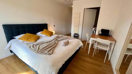 Gîte pour 2 personnes, avec balcon et vue à Saint-Martin-d'Hères