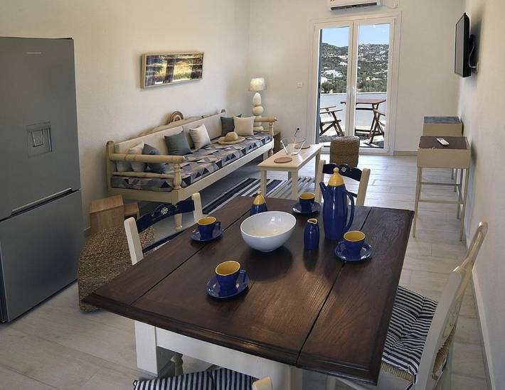 Maison d’hôte pour 5 personnes, avec Balcon et Terrasse ainsi que Jardin et Vue dans Sifnos - 2
